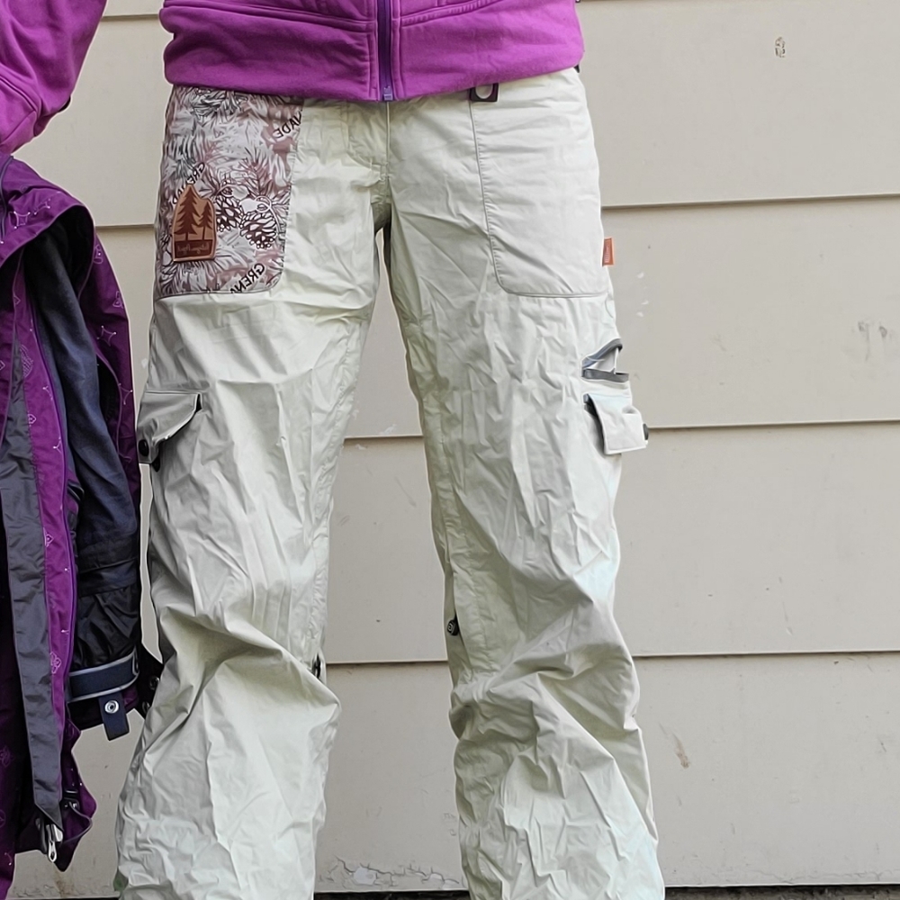 Tan ski & snowboarding pants